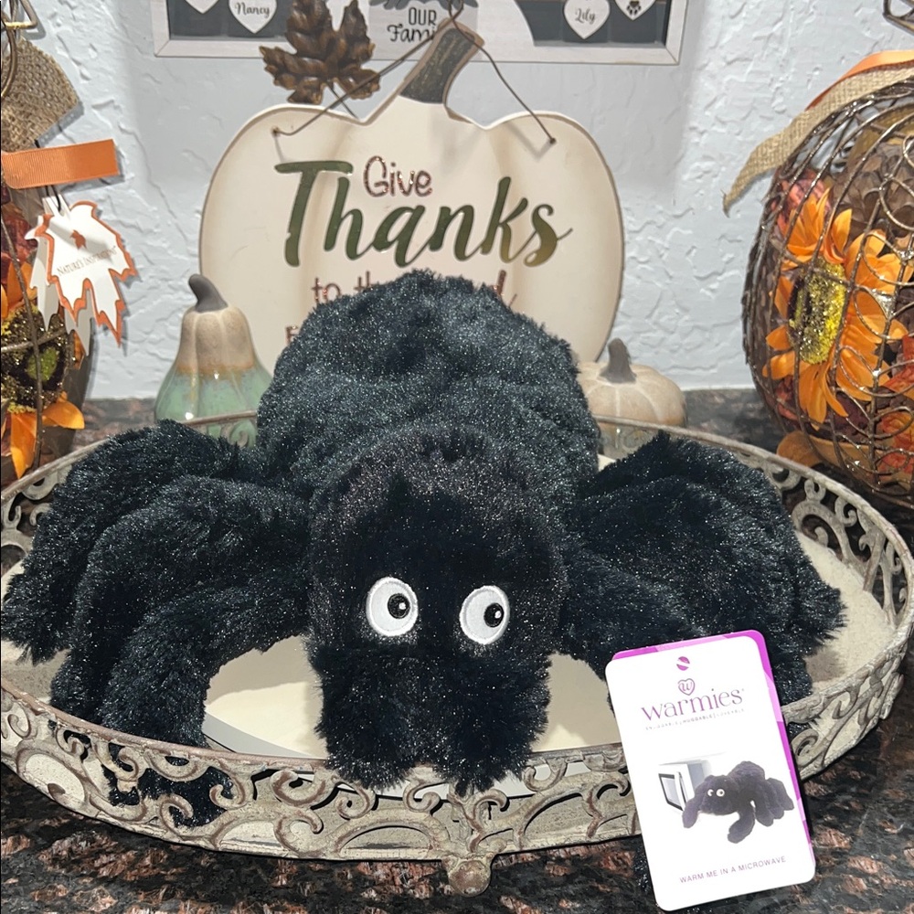 🕷️Warmies Black Plush Spider🕸️🕷️